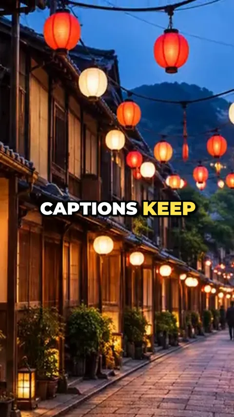 Frame captioned with the bold preset: CAPTIONS KEEP in white uppercase Montserrat Black, with KEEP highlighted yellow